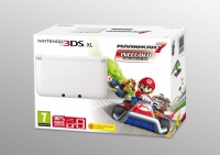 Nintendo 3DS XL White + Mario Kart