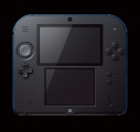 Nintendo 2DS Black & Blue + New Super Mario Bros 2