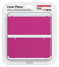 New 3DS Cover Plate 19 (Plain Pink)