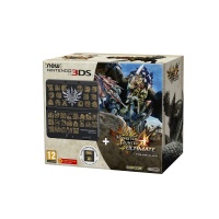 New Nintendo 3DS Black+Monster Hunter4U+MH4 Facepl