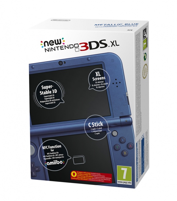 New Nintendo 3DS XL Metallic Blue + NSMB2 | Nintendoshop.cz