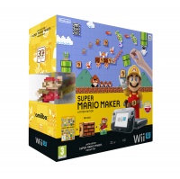 Wii U Premium Pack Black+Super Mario Maker+amiibo