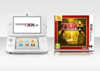 Nintendo 3DS XL White + The Legend of Zelda