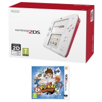 Nintendo 2DS White & Red + YO-KAI WATCH