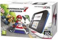 Nintendo 2DS Black & Blue + Mario Kart 7