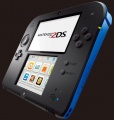 Nintendo 2DS Black & Blue + Mario Kart 7