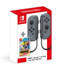 SWITCH ARMS + Joy-Con (L) Grey + Joy-Con (R) Grey