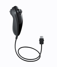 Wii Nunchuk controller Black