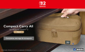 SWITCH 2 HORI Compact Carry All (Sand) SWITCH 2 HORI Compact Carry All (Sand)