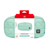 SWITCH 2 HORI Puff Pouch (Cozy Green) SWITCH 2 HORI Puff Pouch (Cozy Green)