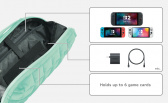 SWITCH 2 HORI Puff Pouch (Cozy Green) SWITCH 2 HORI Puff Pouch (Cozy Green)