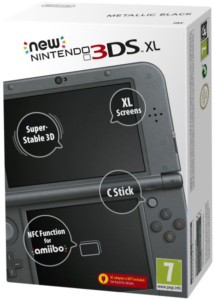 New Nintendo 3DS XL Metallic Black | Nintendoshop.cz