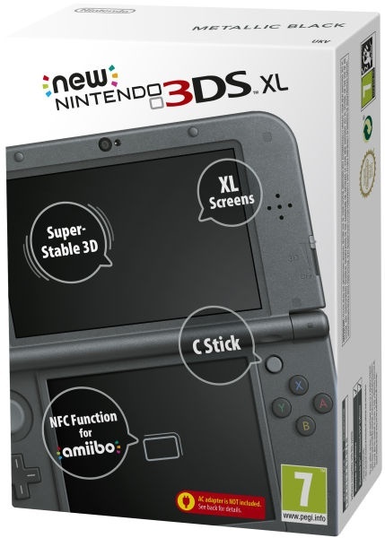 New Nintendo 3DS XL Metallic Black | Nintendoshop.cz