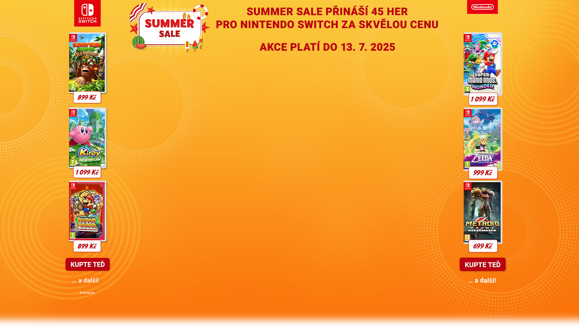 NINTENDOSHOP Nintendo Summer Sale 2025